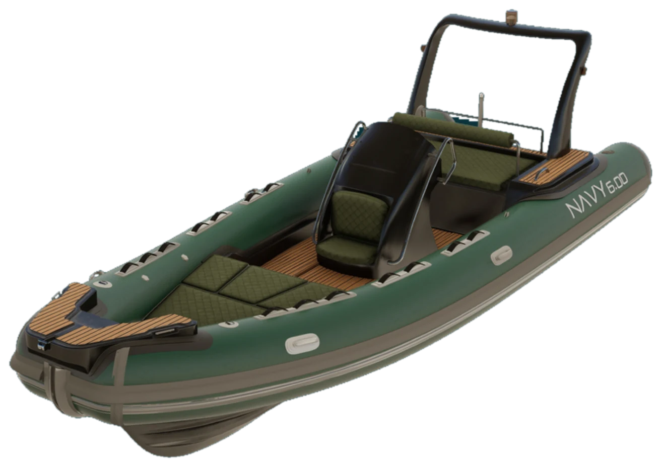 NAVY 6.00, combinazione di colori EL-45 del catalogo, vista di tre quarti
