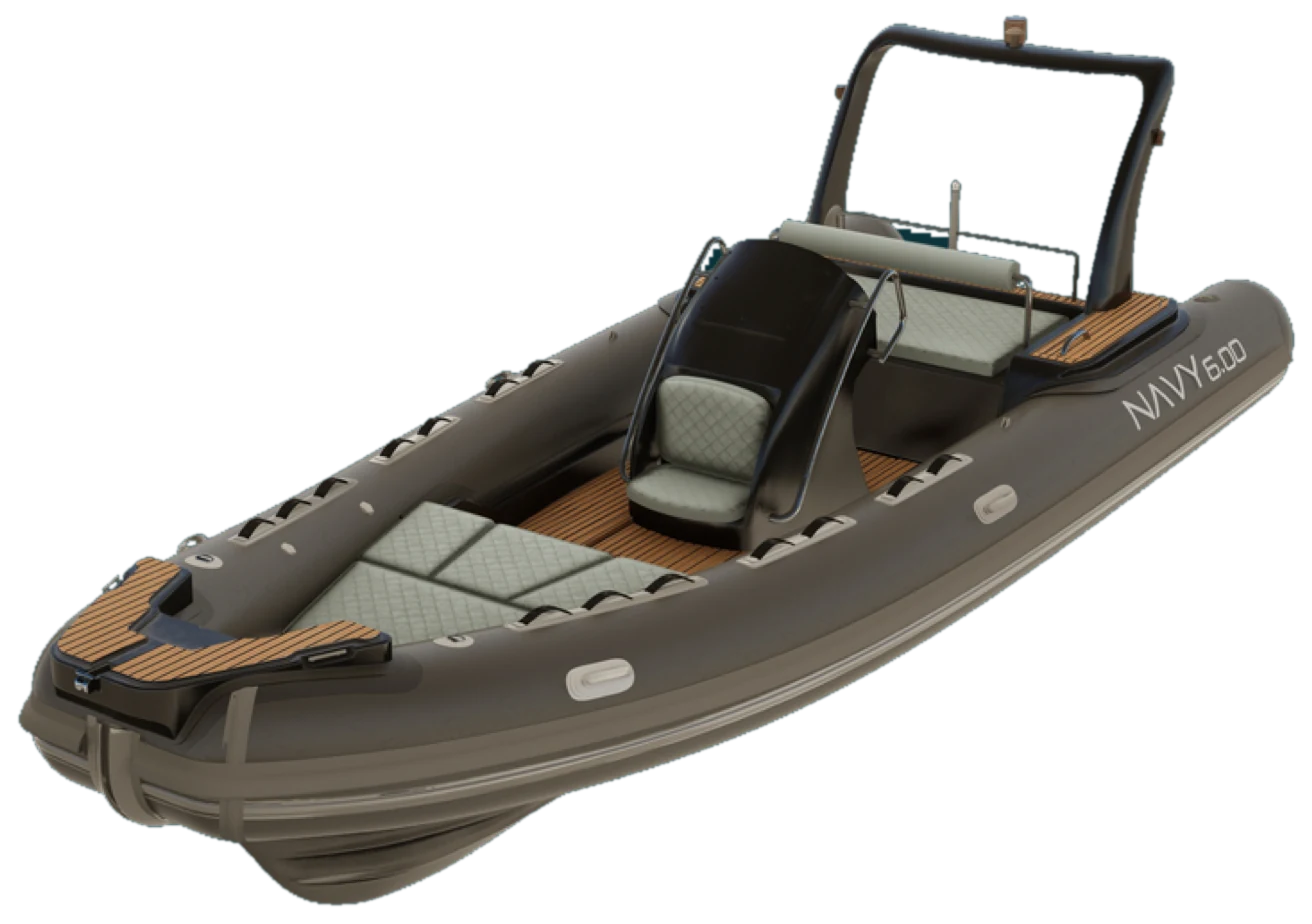 NAVY 6.00, combinazione di colori EL-83 del catalogo, vista di tre quarti