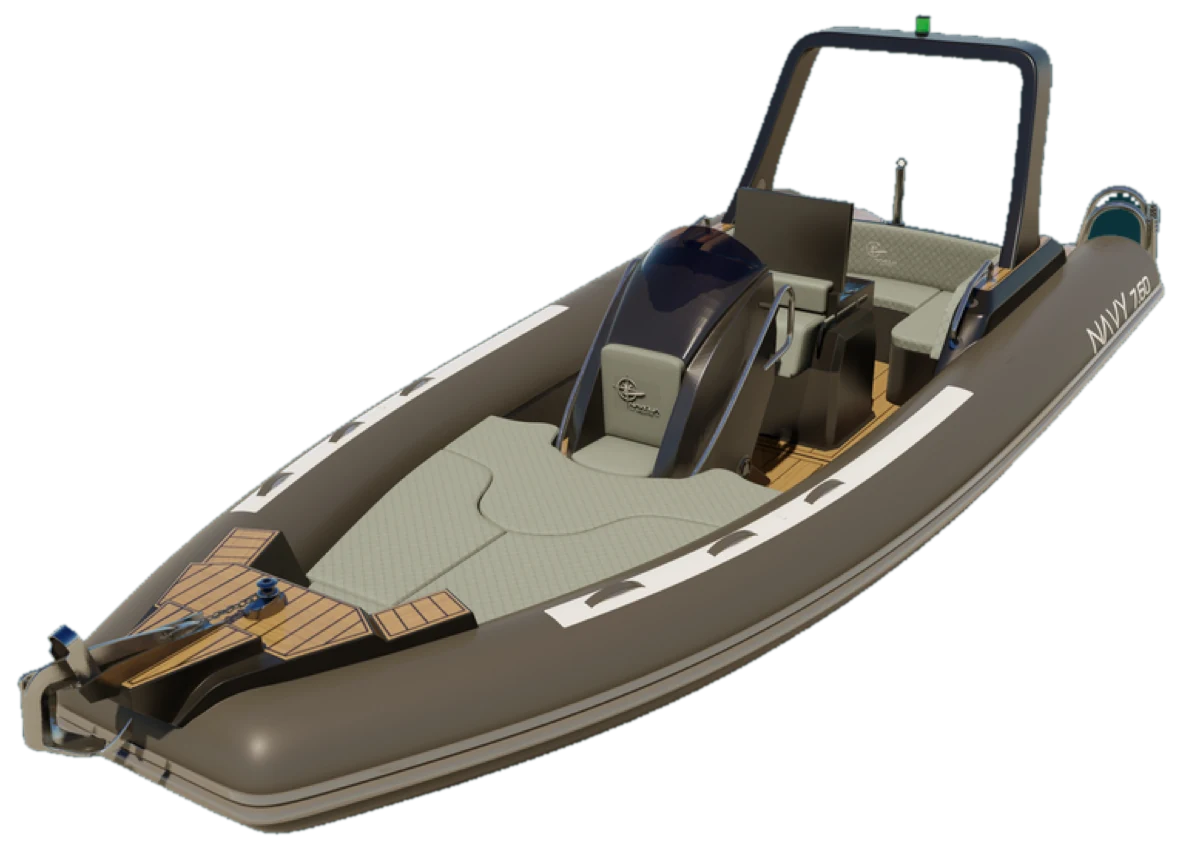 NAVY 7.60, catalogue colour combination IK-75, three-quarter view