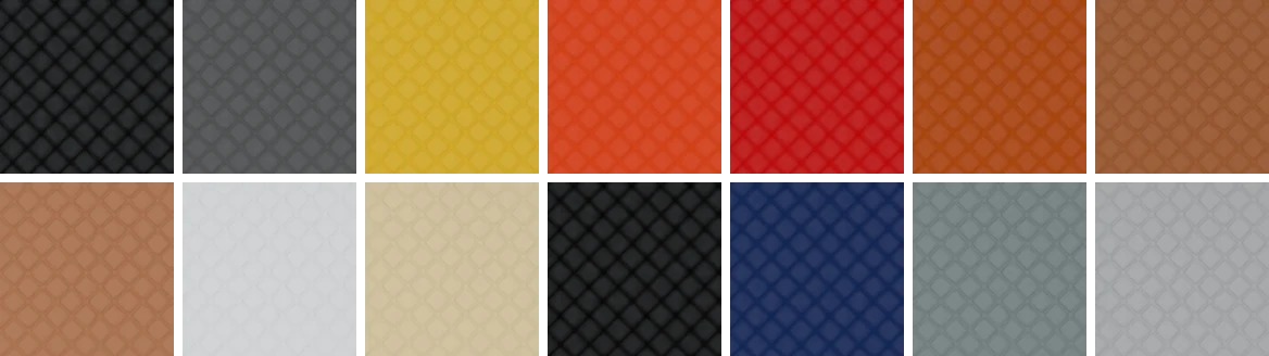 I 14 colori della cuscineria trapuntata linea Lusso, dal catalogo serie NAVY
